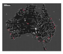 Pin Austrália je interaktívna mapa s pripínačkami, ktoré si zapichnete na všetky miesta, čo ste navštívili.